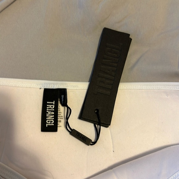 NWT Triangl White Bikini Bottom - Picture 3 of 3